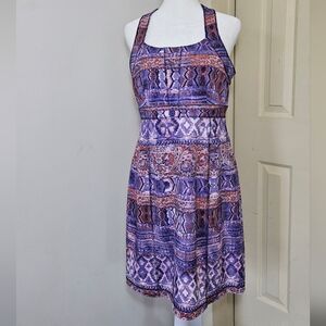 Title Nine Arabella Nimblene Active Dress Purple With Built In Bra Size 6